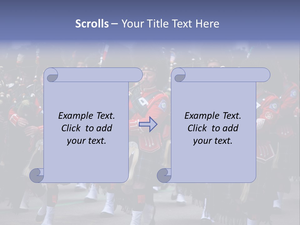 Celebration Ireland Kilt PowerPoint Template