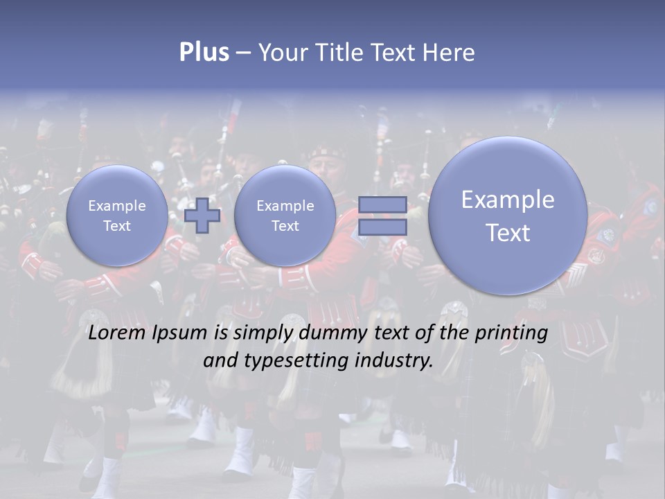 Celebration Ireland Kilt PowerPoint Template