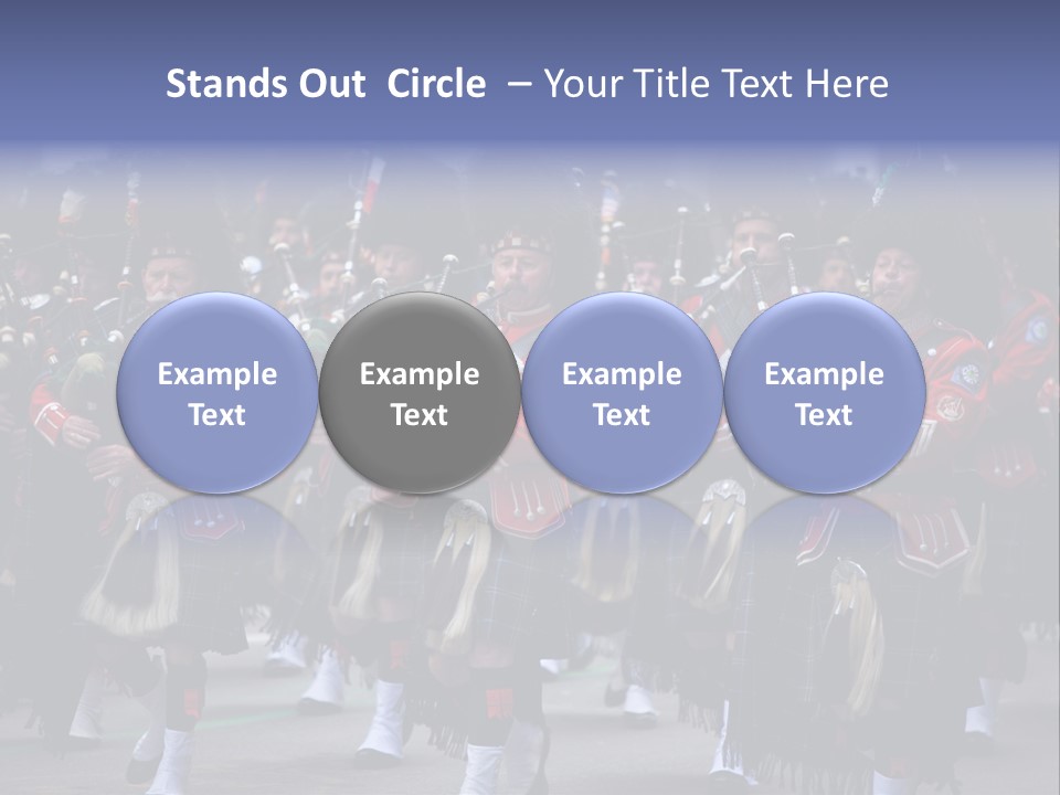 Celebration Ireland Kilt PowerPoint Template