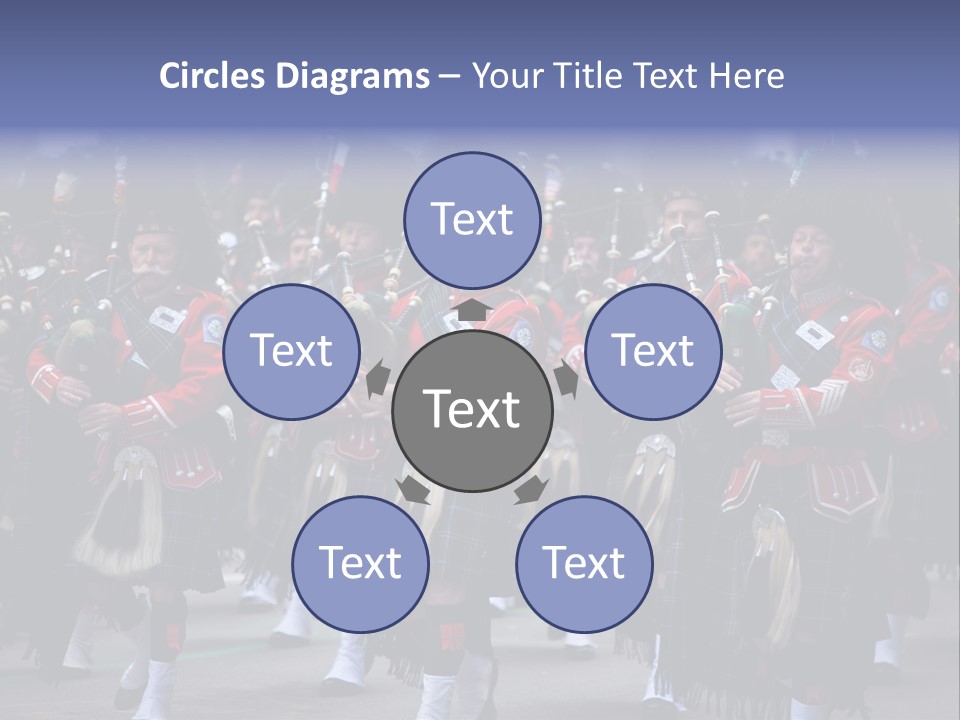 Celebration Ireland Kilt PowerPoint Template