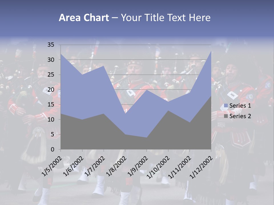 Celebration Ireland Kilt PowerPoint Template