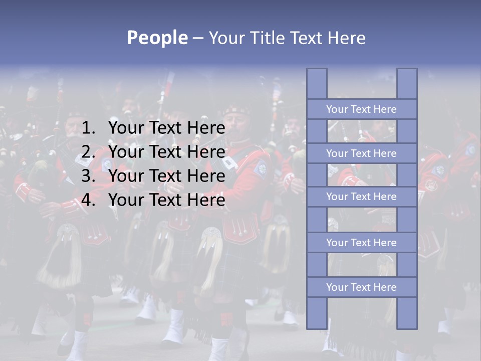 Celebration Ireland Kilt PowerPoint Template