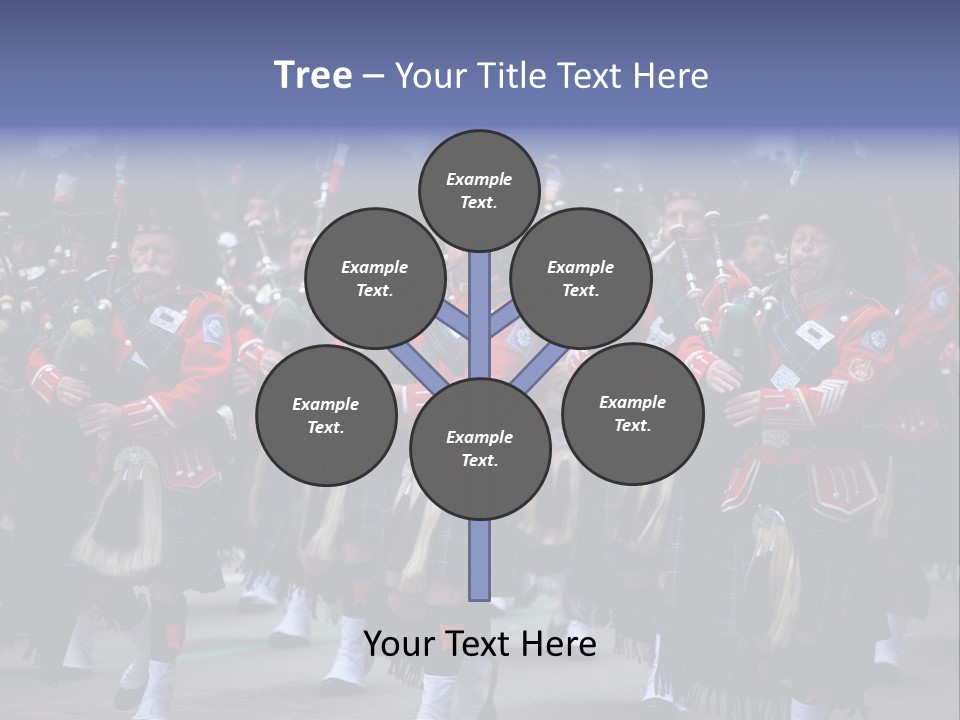 Celebration Ireland Kilt PowerPoint Template