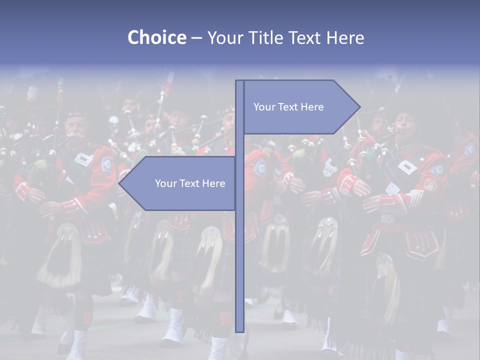 Celebration Ireland Kilt PowerPoint Template