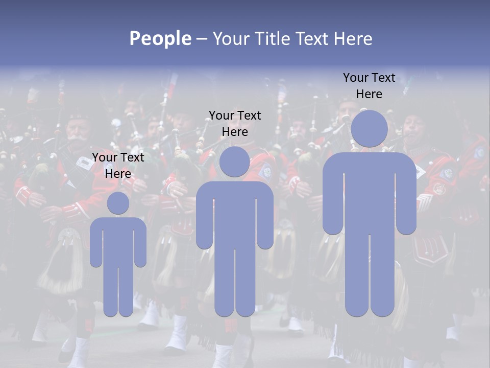 Celebration Ireland Kilt PowerPoint Template