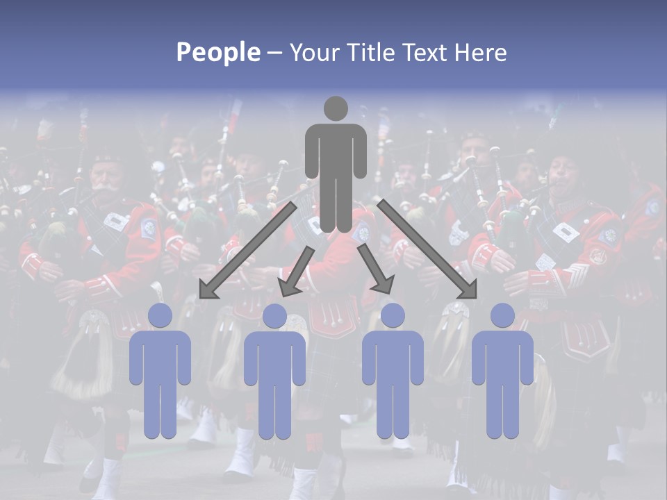 Celebration Ireland Kilt PowerPoint Template