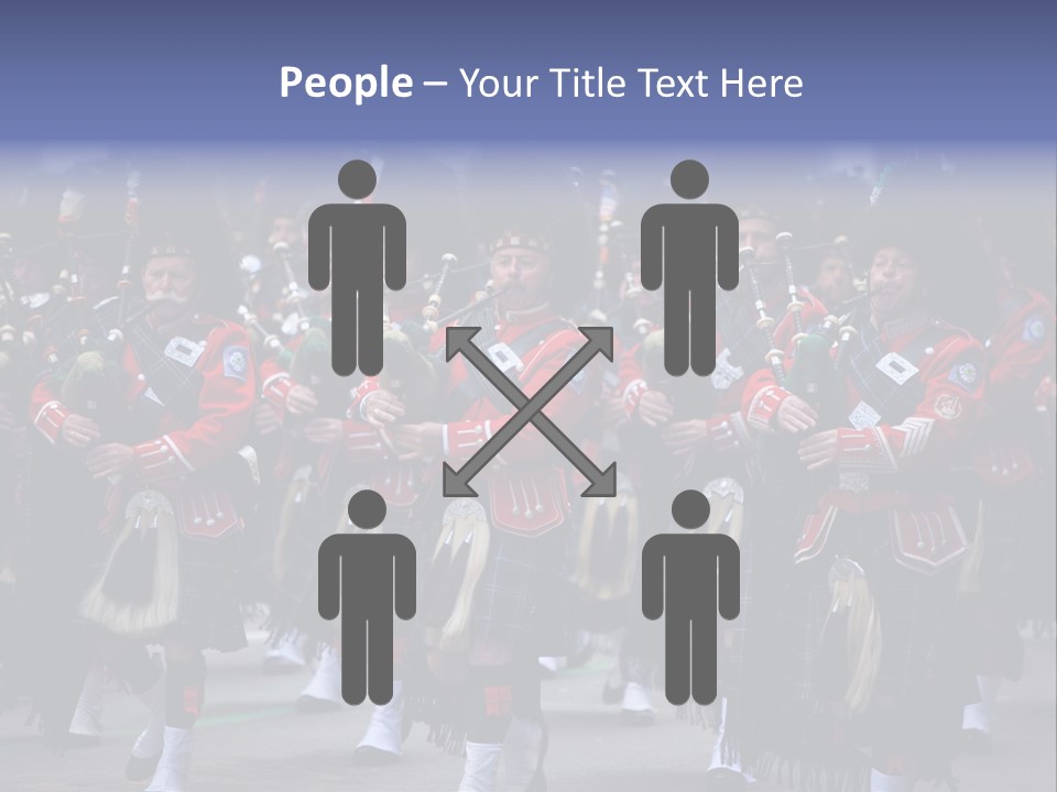 Celebration Ireland Kilt PowerPoint Template