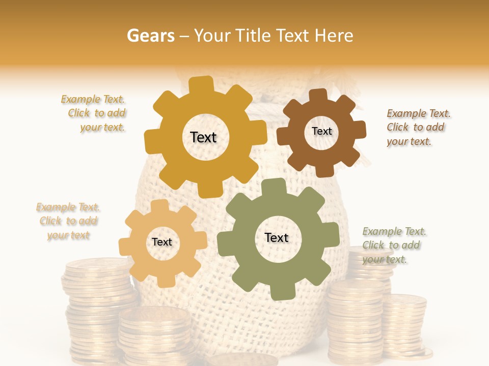 Helping Hand White Human PowerPoint Template