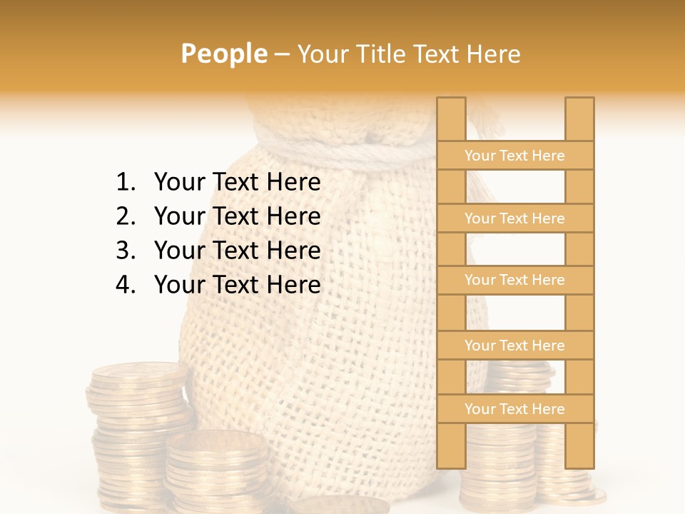 Helping Hand White Human PowerPoint Template