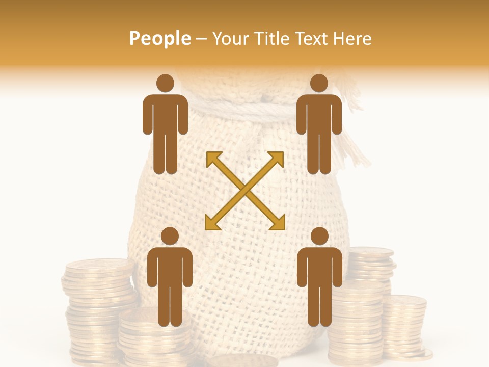 Helping Hand White Human PowerPoint Template