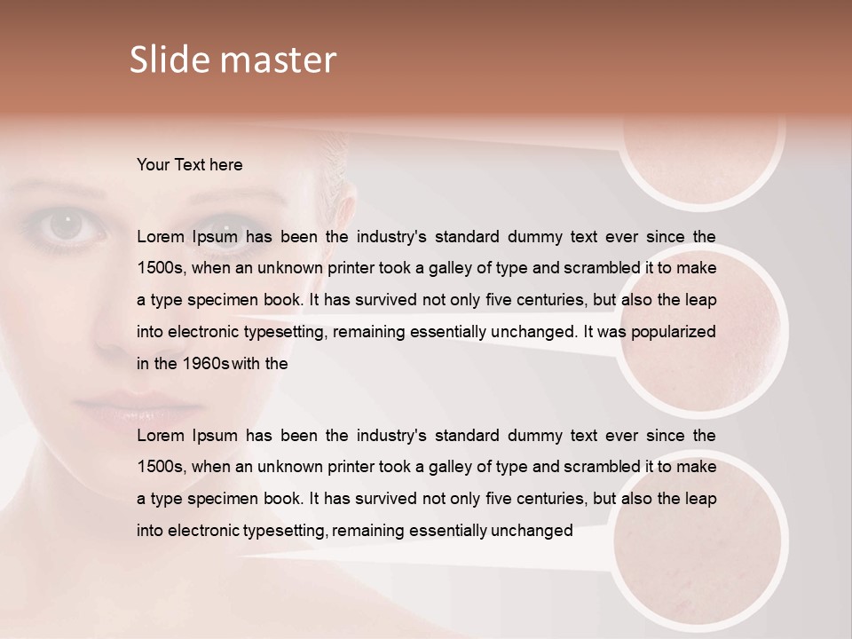 Elderly White Aging PowerPoint Template