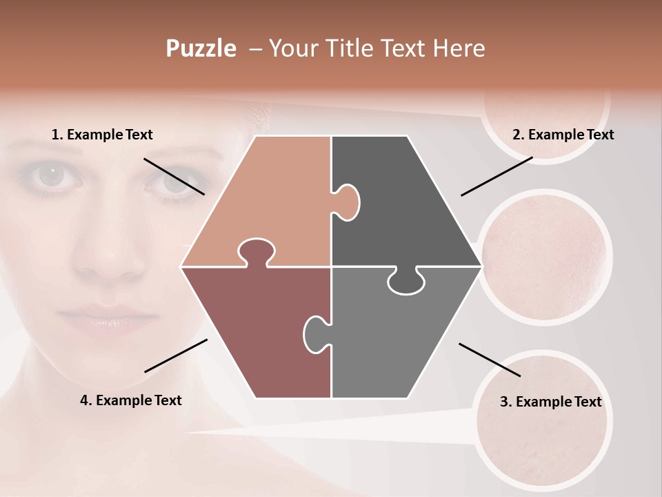 Elderly White Aging PowerPoint Template