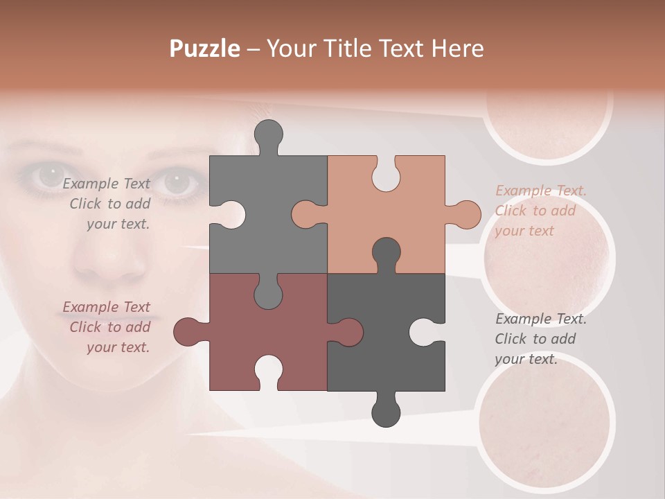 Elderly White Aging PowerPoint Template