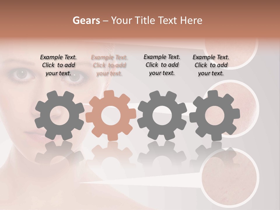 Elderly White Aging PowerPoint Template