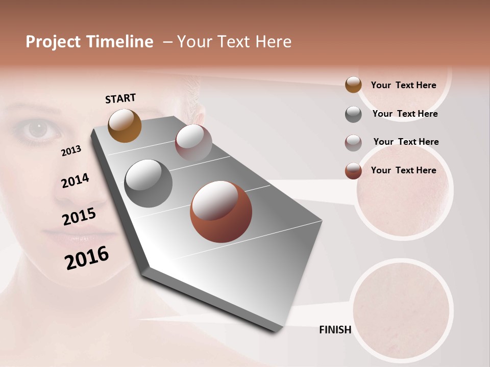 Elderly White Aging PowerPoint Template