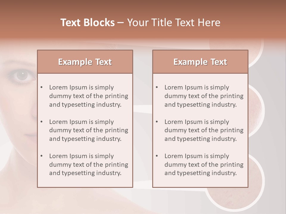 Elderly White Aging PowerPoint Template