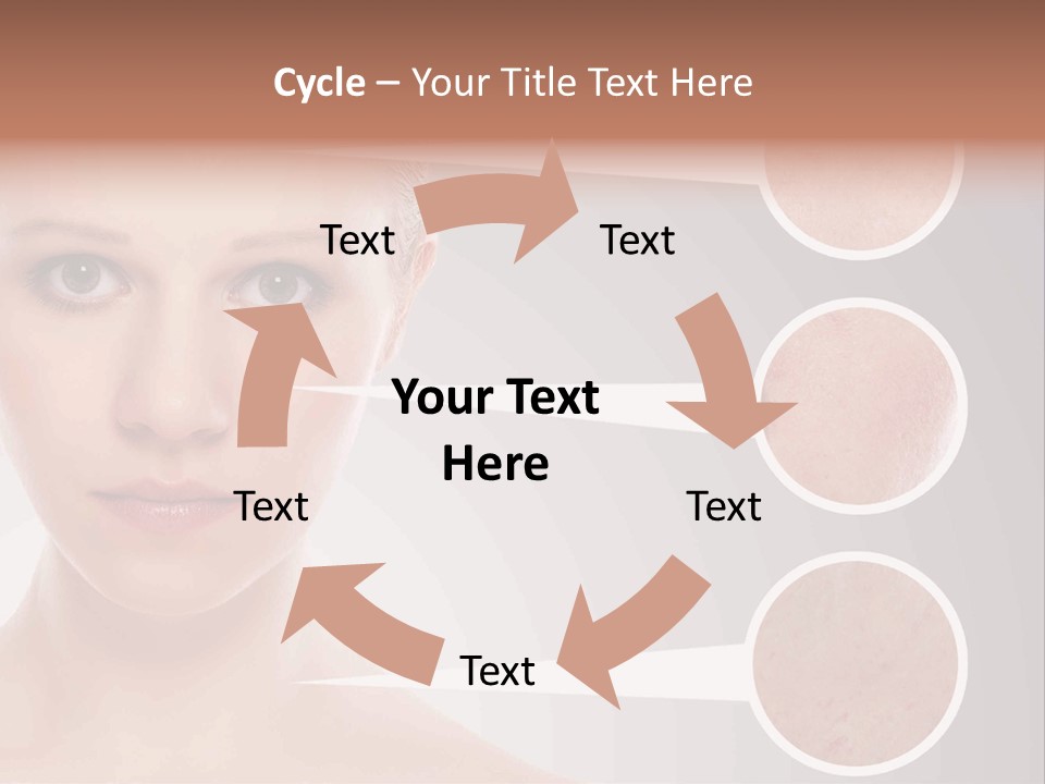 Elderly White Aging PowerPoint Template