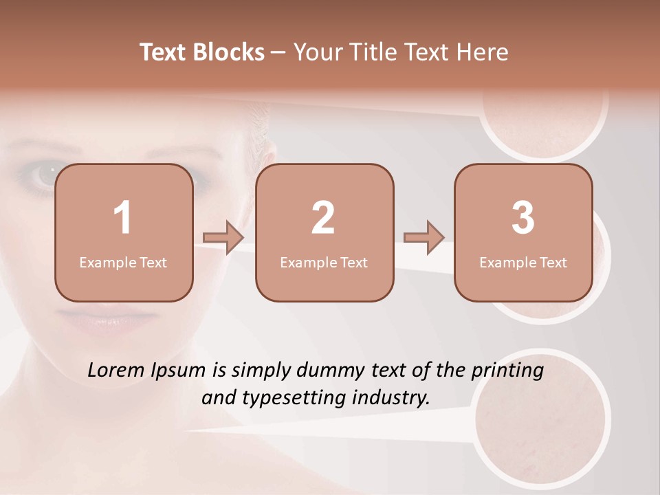 Elderly White Aging PowerPoint Template