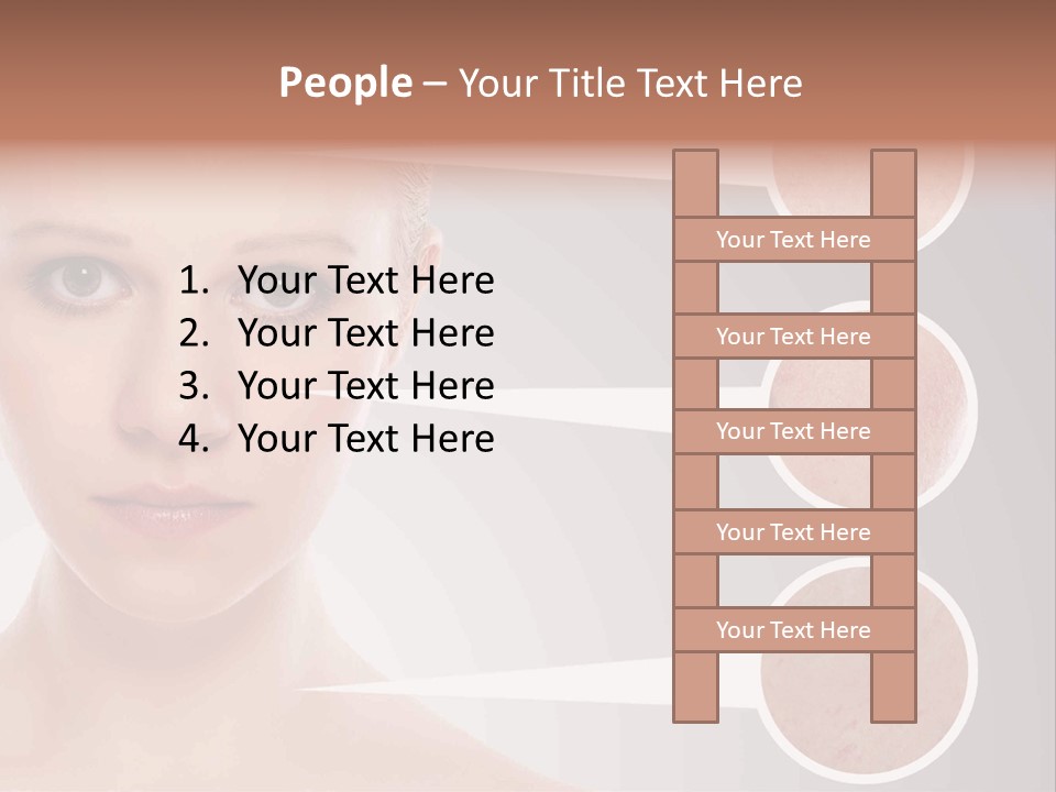 Elderly White Aging PowerPoint Template