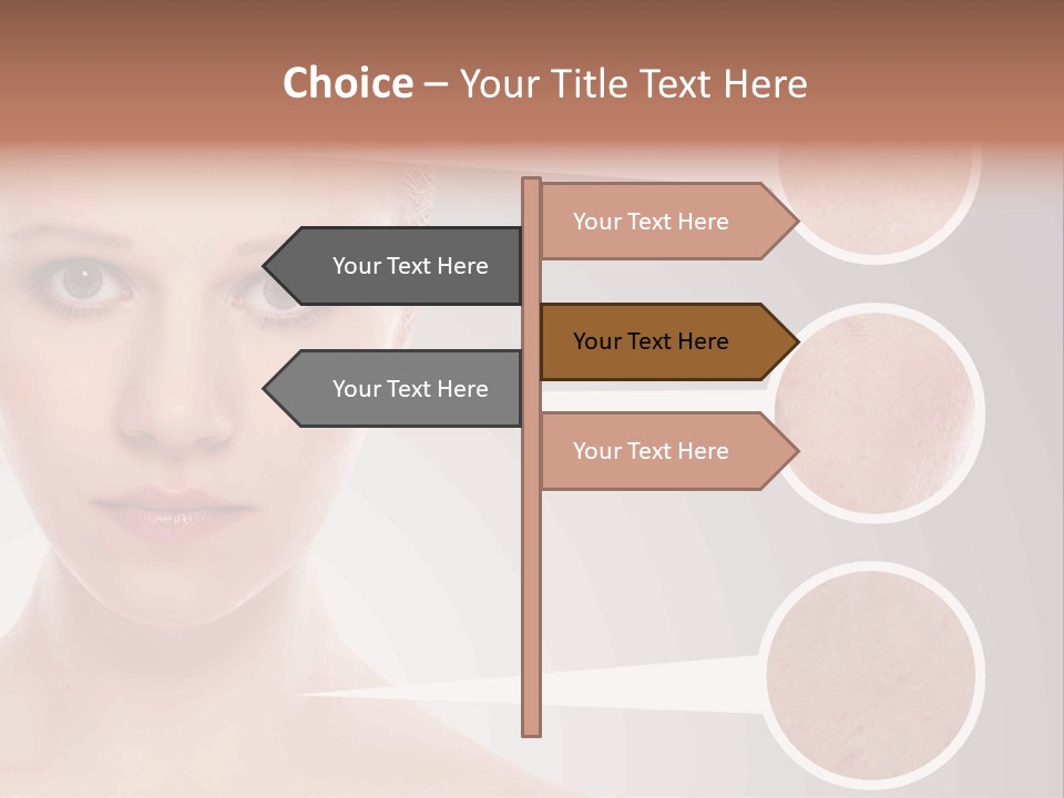 Elderly White Aging PowerPoint Template