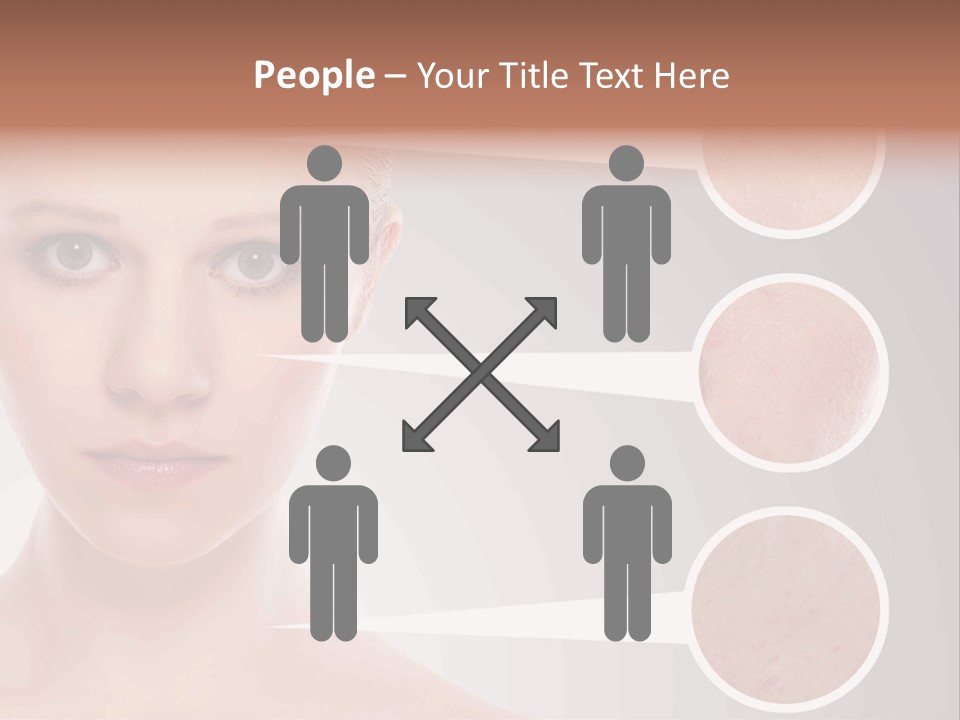 Elderly White Aging PowerPoint Template