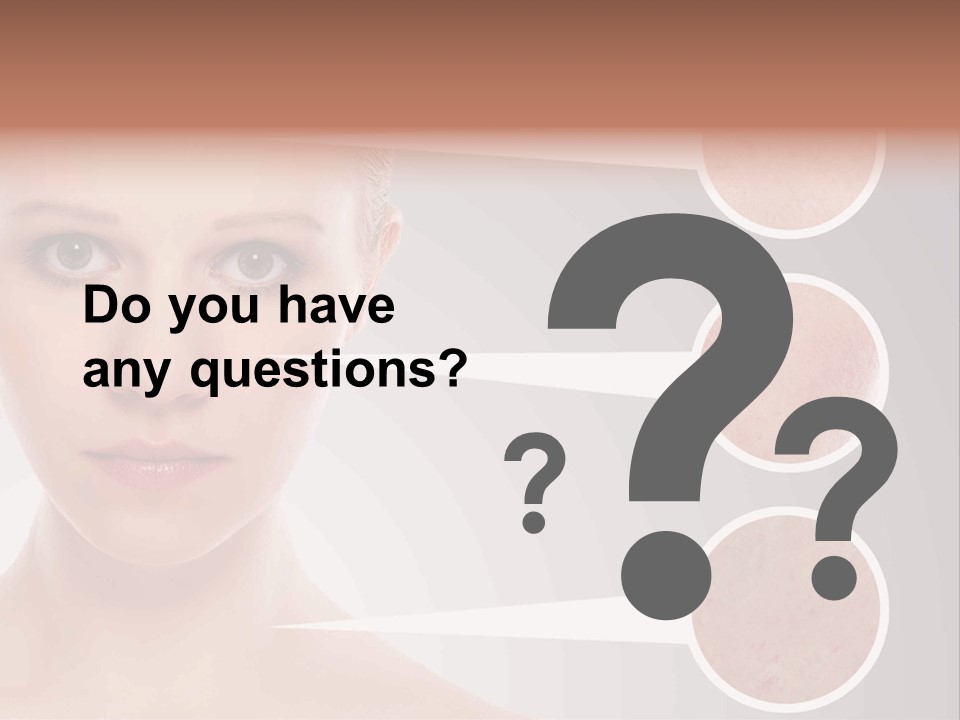 Elderly White Aging PowerPoint Template