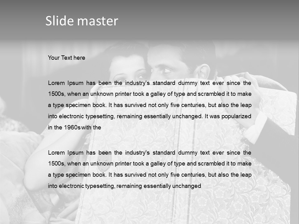 Helping Hand Care Finger PowerPoint Template