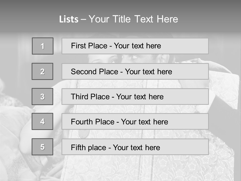 Helping Hand Care Finger PowerPoint Template