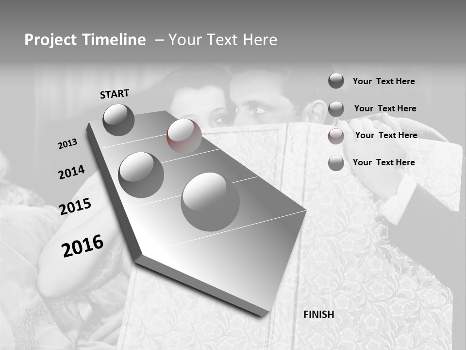 Helping Hand Care Finger PowerPoint Template