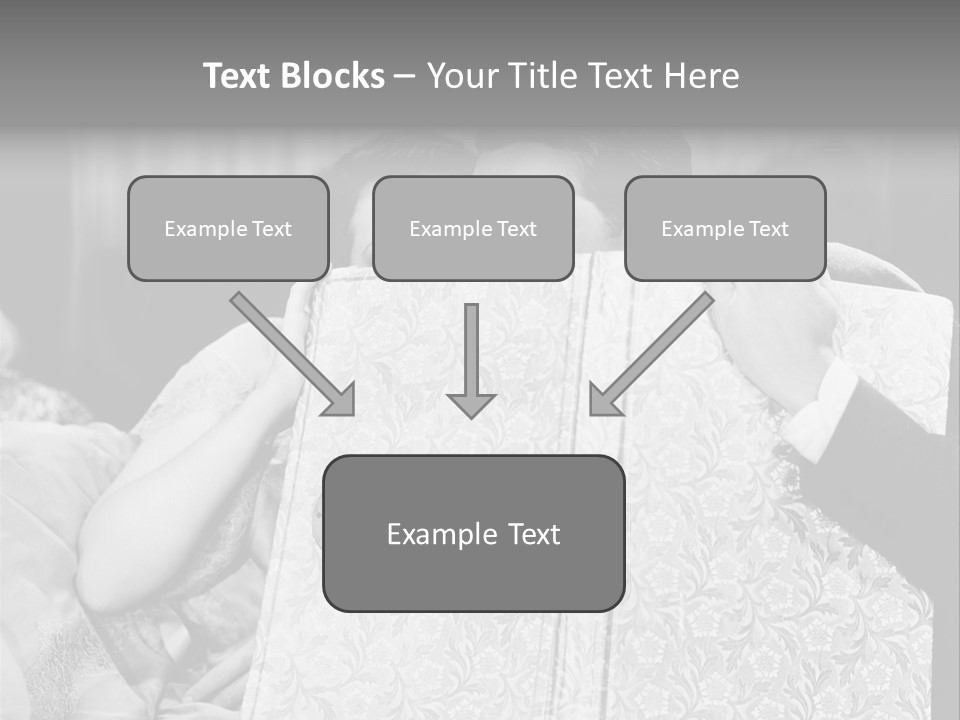 Helping Hand Care Finger PowerPoint Template
