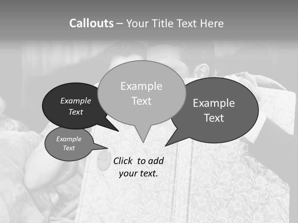 Helping Hand Care Finger PowerPoint Template