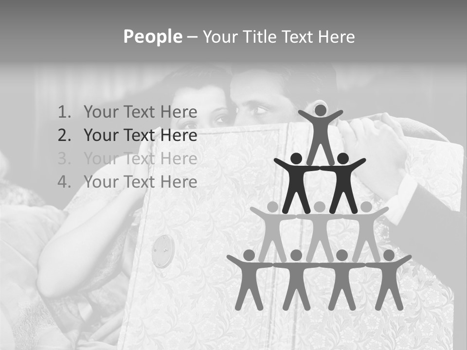 Helping Hand Care Finger PowerPoint Template