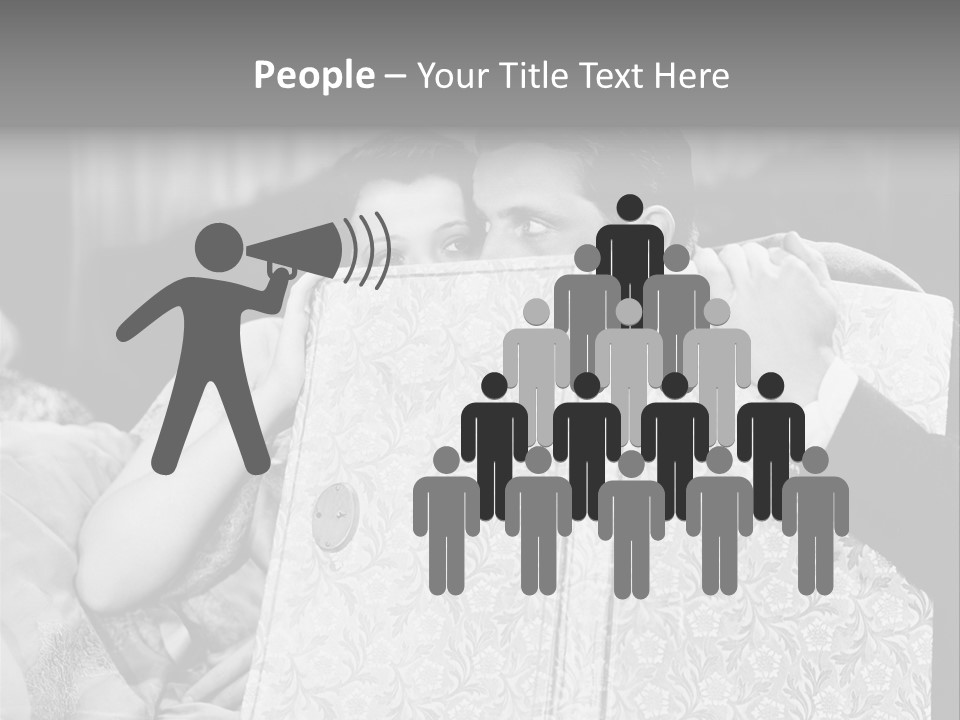 Helping Hand Care Finger PowerPoint Template