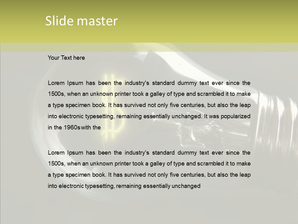 White Background Sharing Senior PowerPoint Template