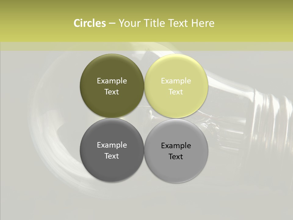 White Background Sharing Senior PowerPoint Template