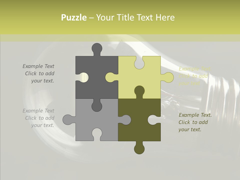 White Background Sharing Senior PowerPoint Template