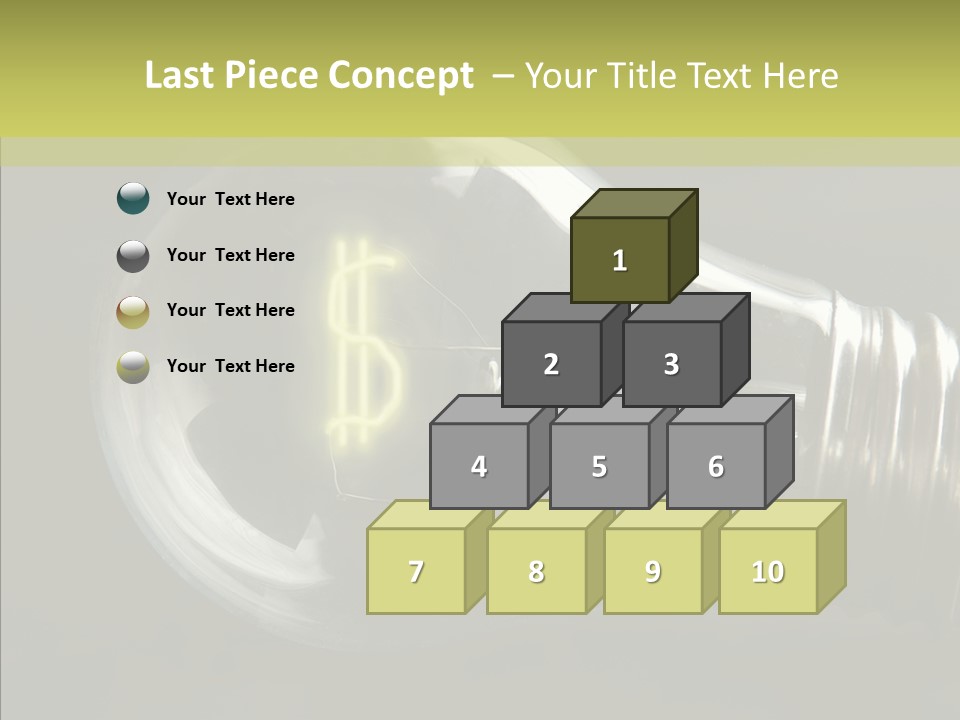 White Background Sharing Senior PowerPoint Template