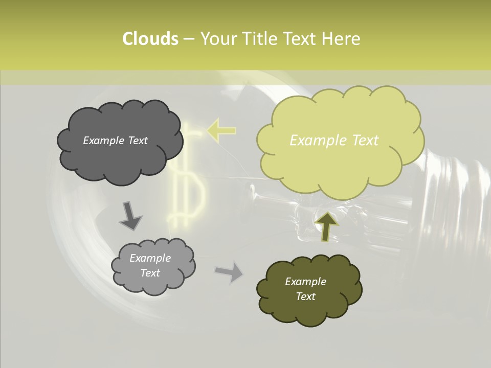 White Background Sharing Senior PowerPoint Template