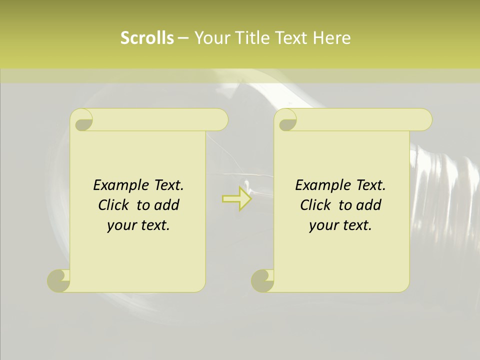 White Background Sharing Senior PowerPoint Template