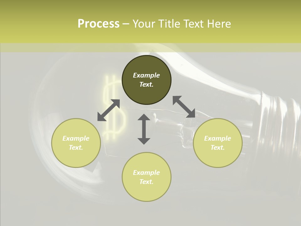 White Background Sharing Senior PowerPoint Template