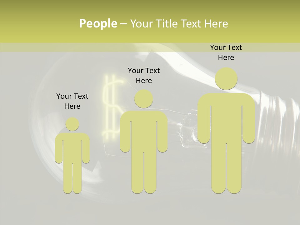 White Background Sharing Senior PowerPoint Template