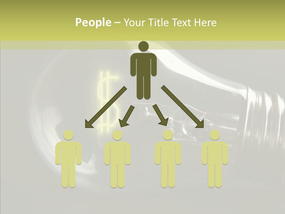 White Background Sharing Senior PowerPoint Template