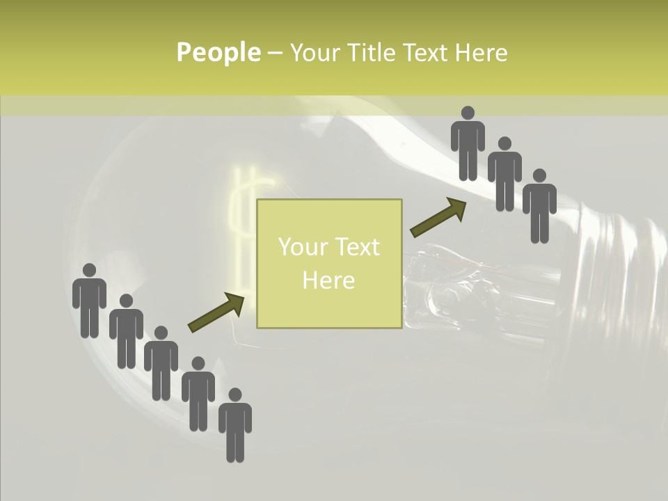 White Background Sharing Senior PowerPoint Template