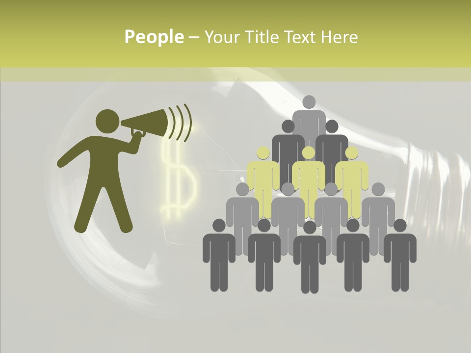 White Background Sharing Senior PowerPoint Template