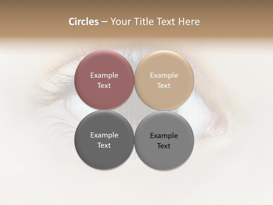 Female Senior Elder PowerPoint Template