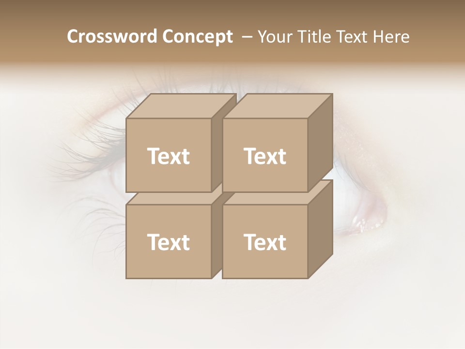 Female Senior Elder PowerPoint Template