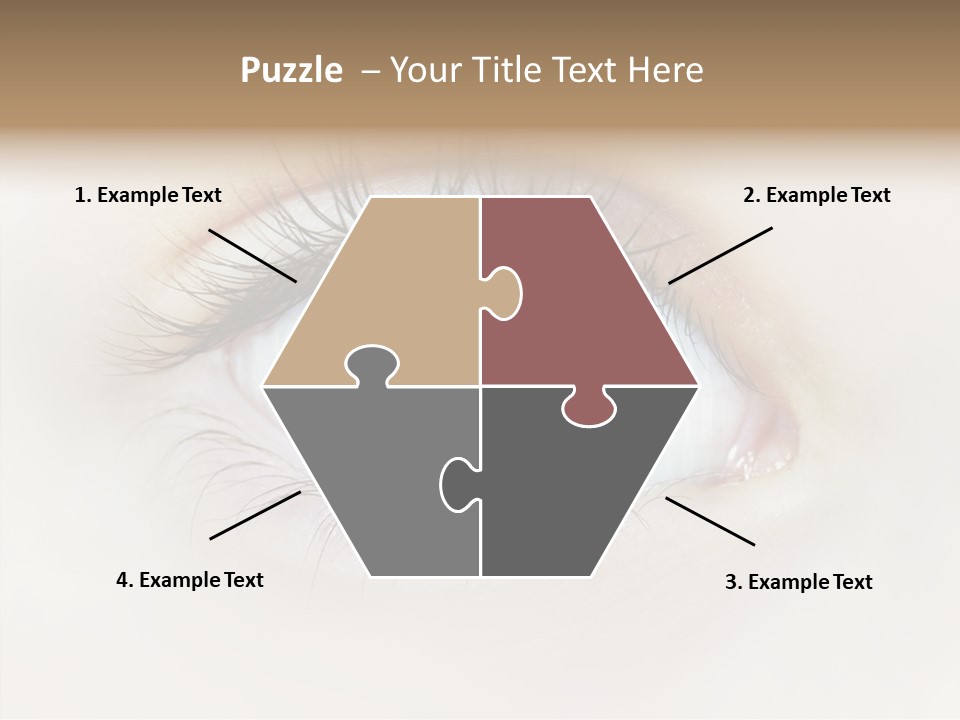 Female Senior Elder PowerPoint Template