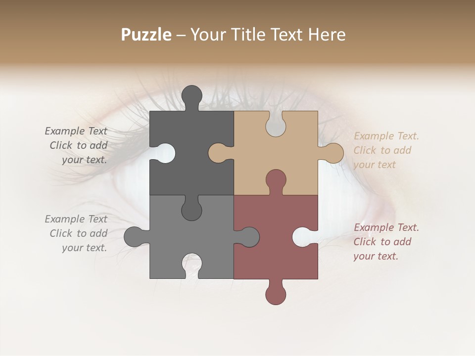 Female Senior Elder PowerPoint Template