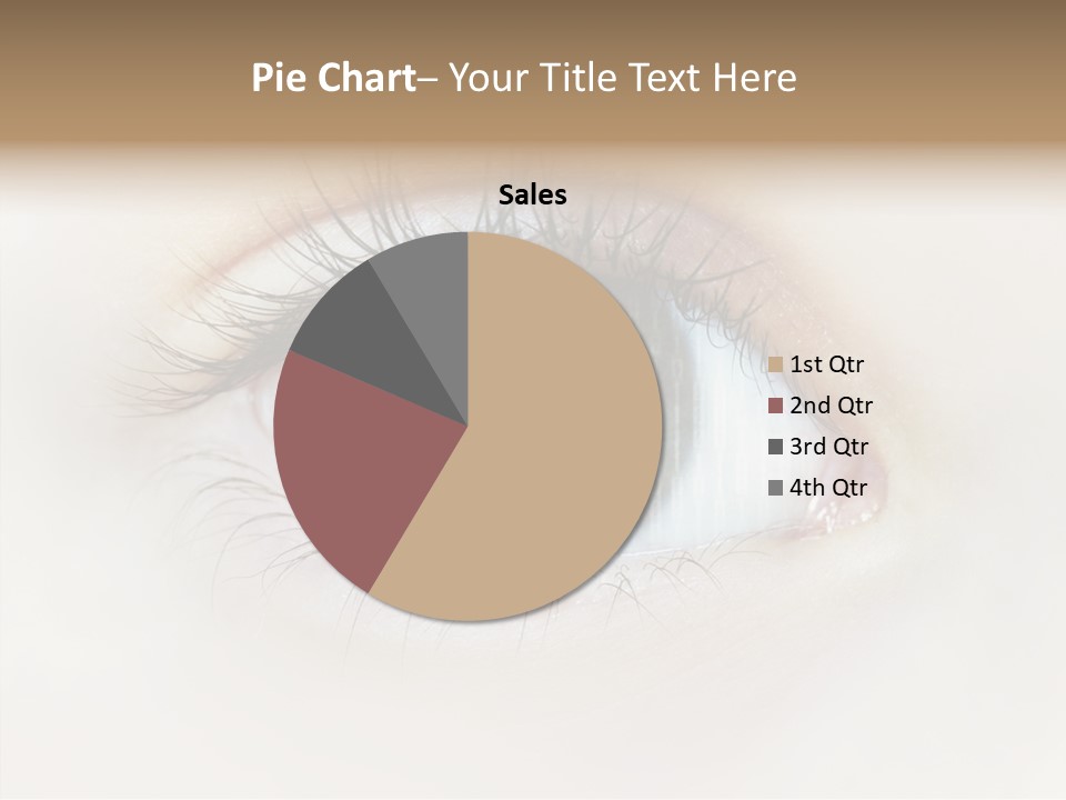 Female Senior Elder PowerPoint Template