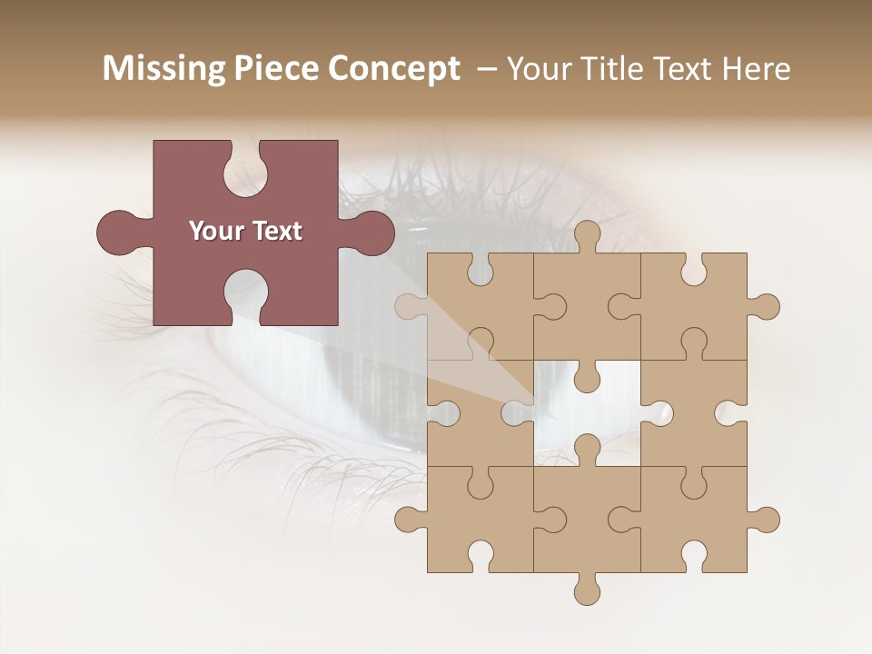 Female Senior Elder PowerPoint Template